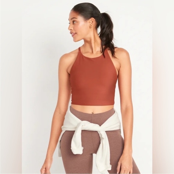 3 NWT! Old Navy Mystery Athletic Workout Tank Tops/ Sports Bras / Bodysuits - Picture 8 of 16